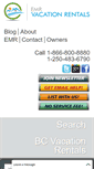 Mobile Screenshot of emrvacationrentals.com